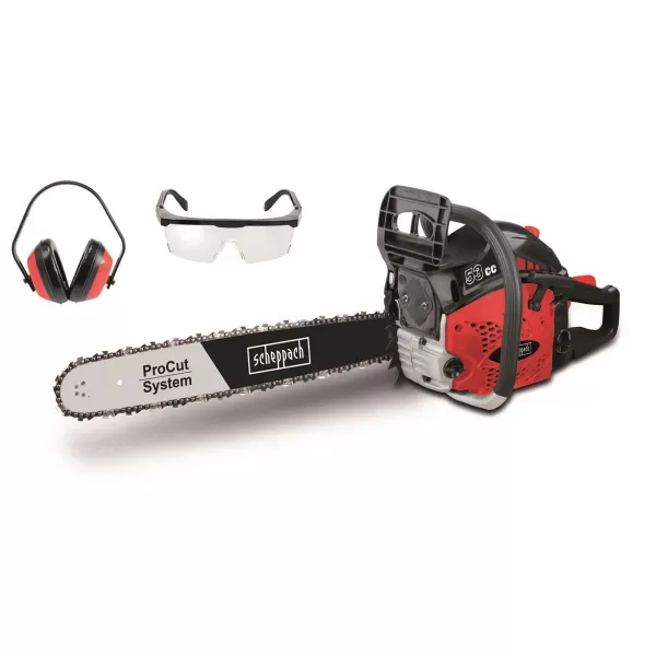 Řetězová pila benzínová 53 cm3 Scheppach BKS 5300 S
